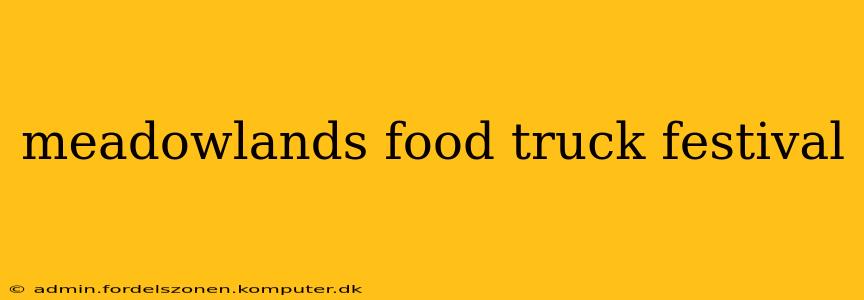 meadowlands food truck festival