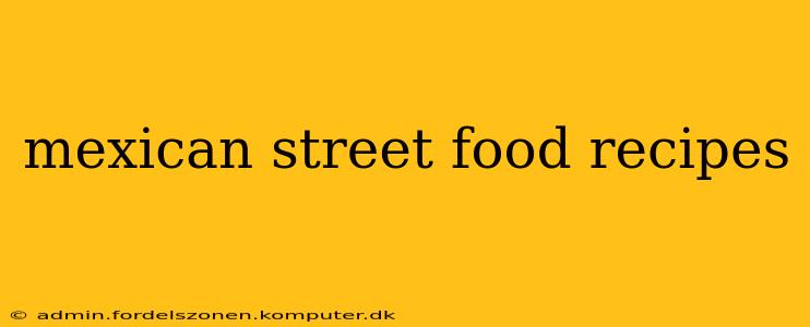 mexican street food recipes