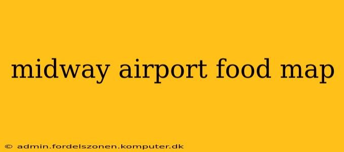 midway airport food map
