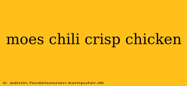moes chili crisp chicken