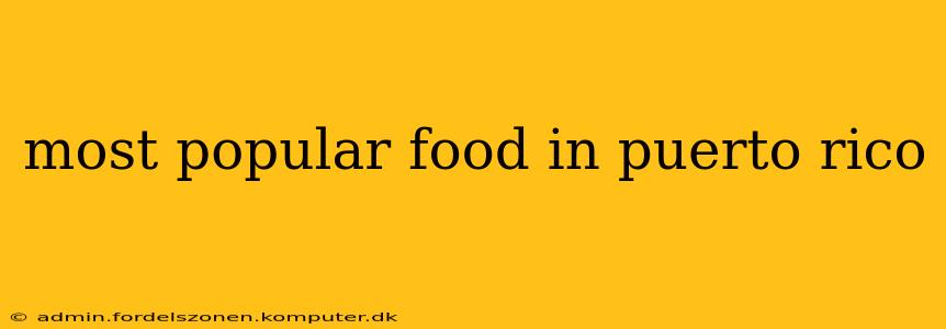 most popular food in puerto rico