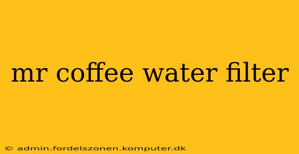 mr coffee water filter