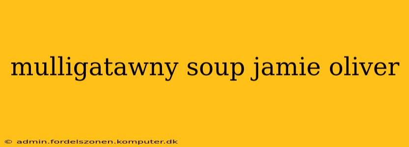 mulligatawny soup jamie oliver