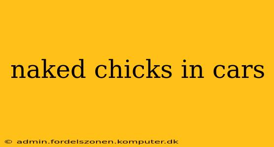 naked chicks in cars