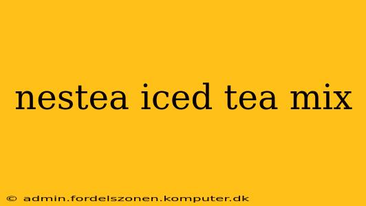 nestea iced tea mix