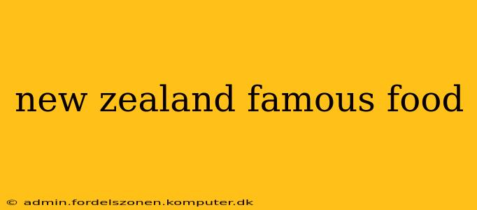 new zealand famous food