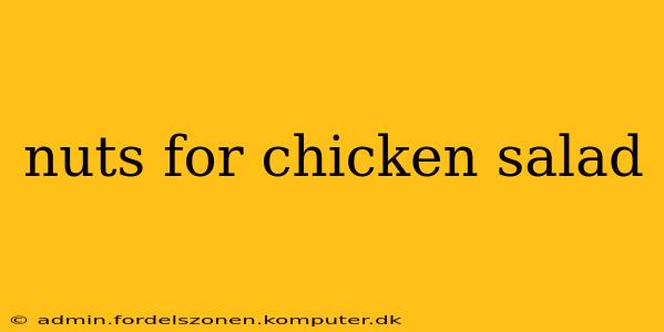 nuts for chicken salad
