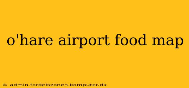 o'hare airport food map
