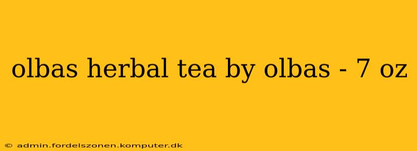 olbas herbal tea by olbas - 7 oz