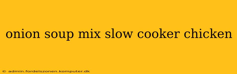 onion soup mix slow cooker chicken