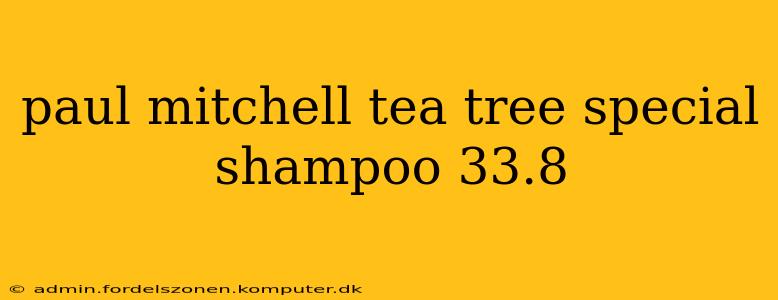 paul mitchell tea tree special shampoo 33.8