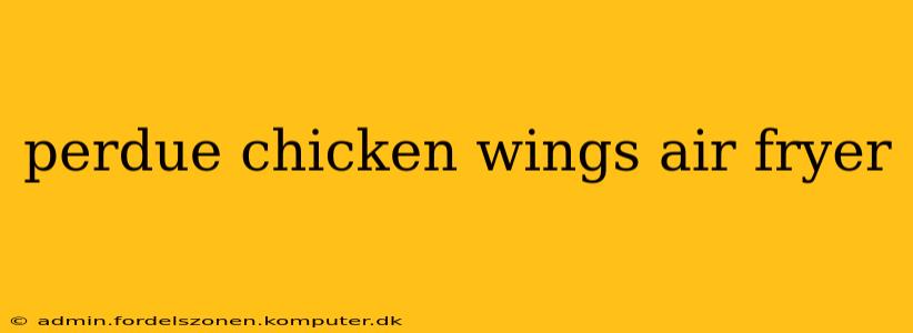 perdue chicken wings air fryer
