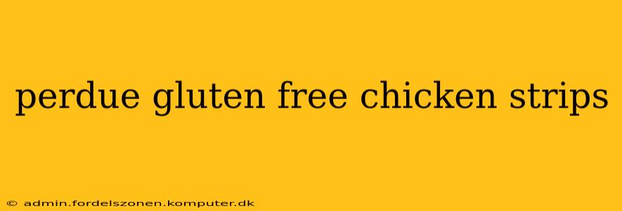 perdue gluten free chicken strips