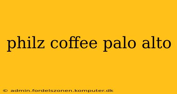 philz coffee palo alto