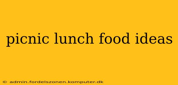 picnic lunch food ideas