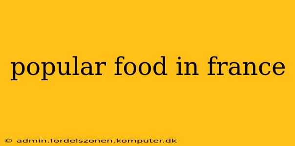 popular food in france