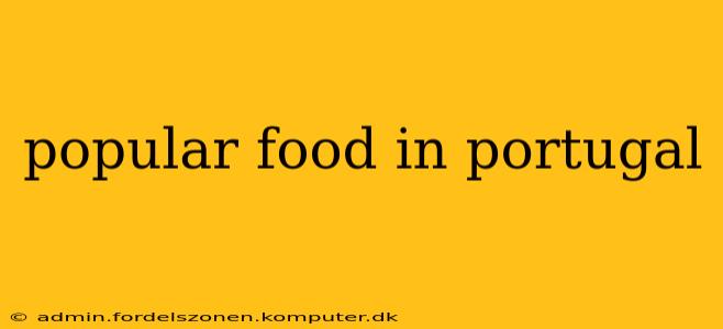 popular food in portugal
