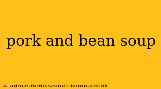 pork and bean soup