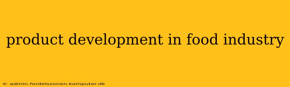 product development in food industry