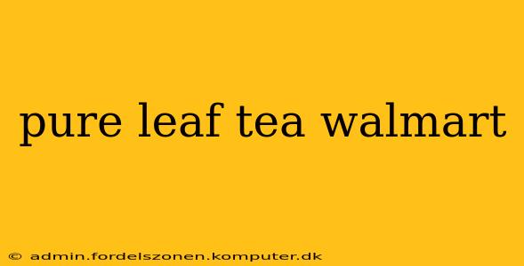 pure leaf tea walmart