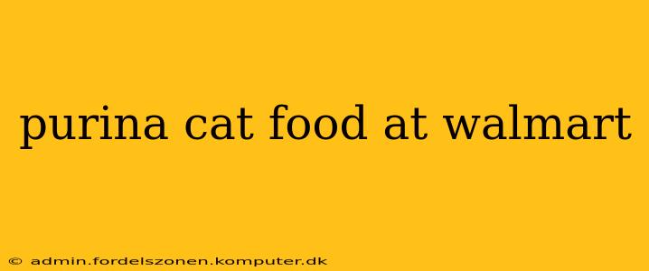 purina cat food at walmart