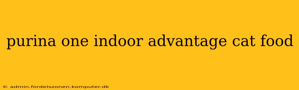 purina one indoor advantage cat food