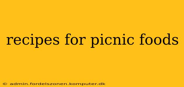 recipes for picnic foods
