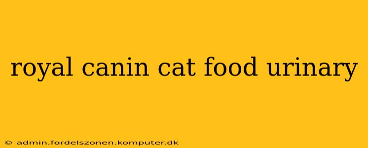 royal canin cat food urinary