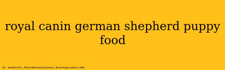royal canin german shepherd puppy food