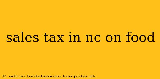 sales tax in nc on food