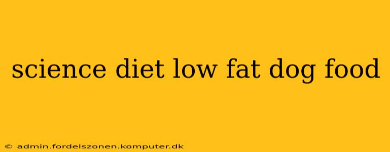 science diet low fat dog food