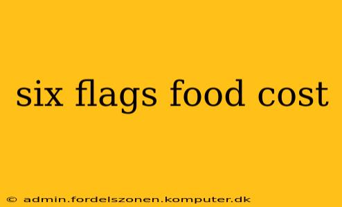 six flags food cost