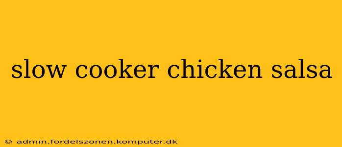 slow cooker chicken salsa