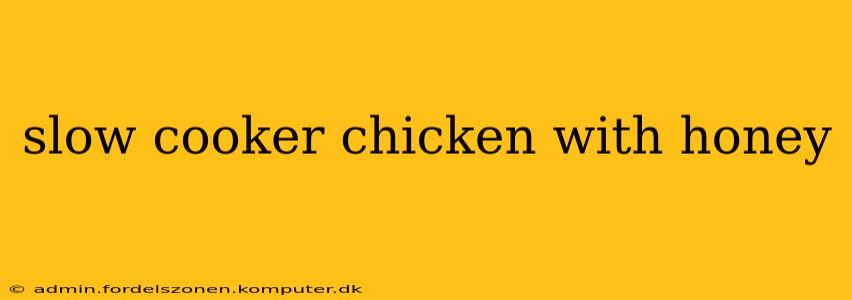 slow cooker chicken with honey