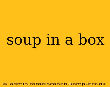 soup in a box