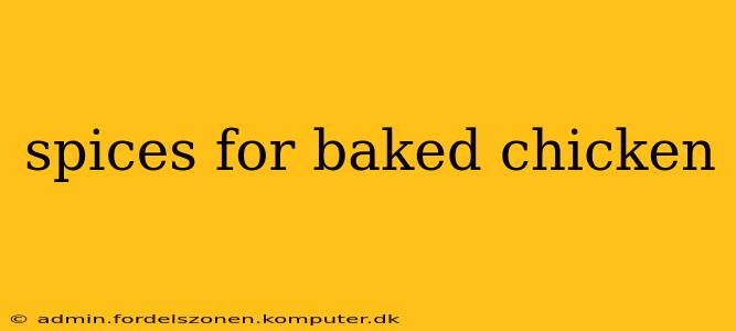 spices for baked chicken