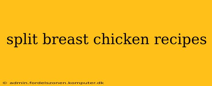 split breast chicken recipes