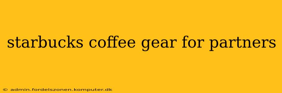 starbucks coffee gear for partners