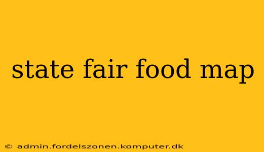 state fair food map