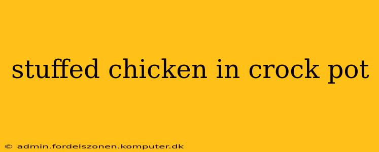 stuffed chicken in crock pot