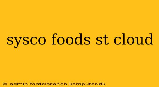 sysco foods st cloud