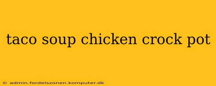 taco soup chicken crock pot
