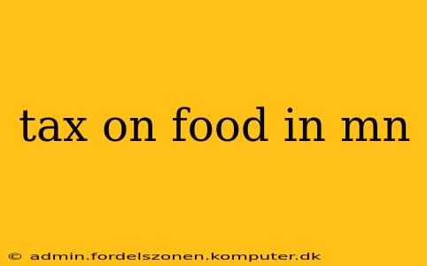 tax on food in mn
