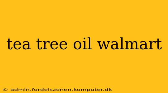 tea tree oil walmart
