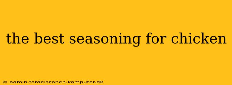 the best seasoning for chicken