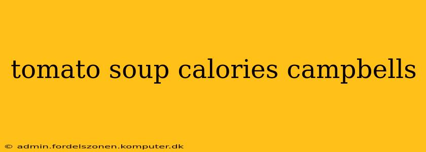 tomato soup calories campbells