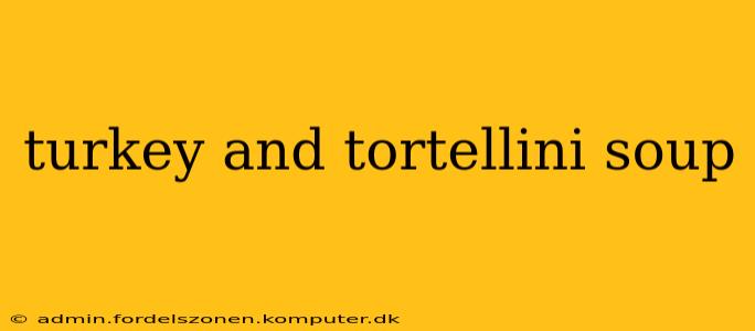 turkey and tortellini soup