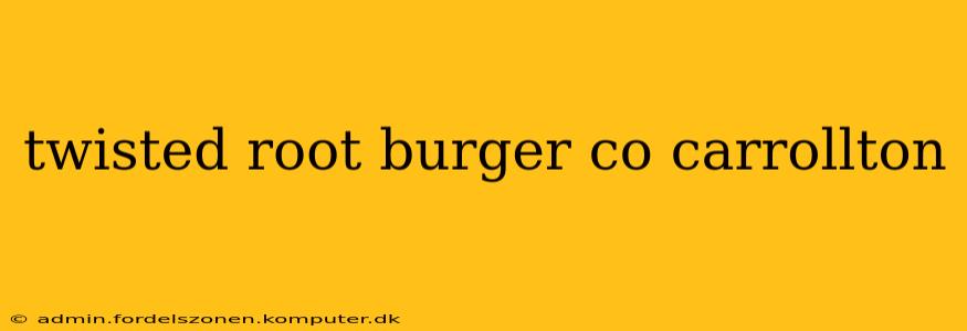 twisted root burger co carrollton