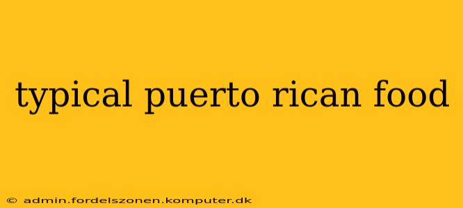 typical puerto rican food