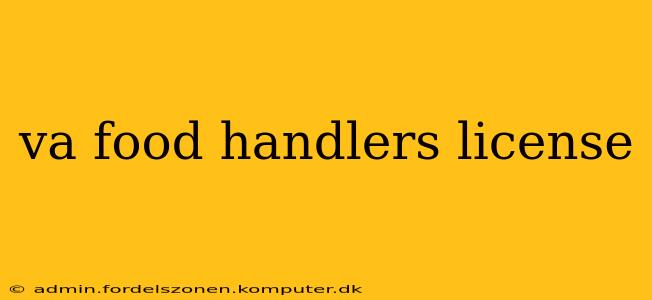 va food handlers license